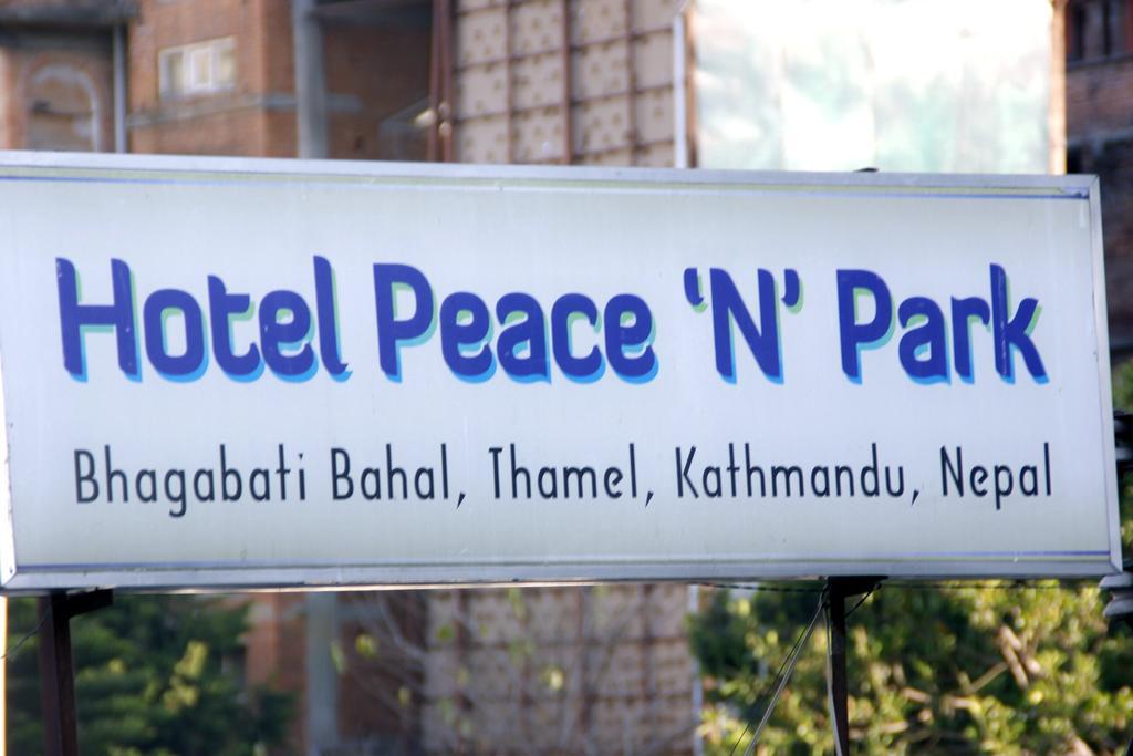 Hotel Peace N Park Kathmandu Exterior photo